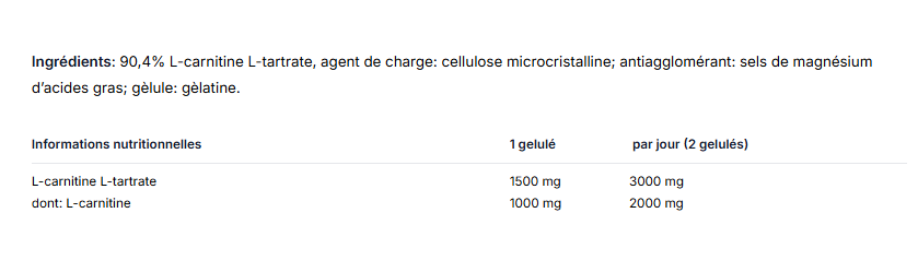 L-CARNITINE 1500 OLIMP 120 CAPS