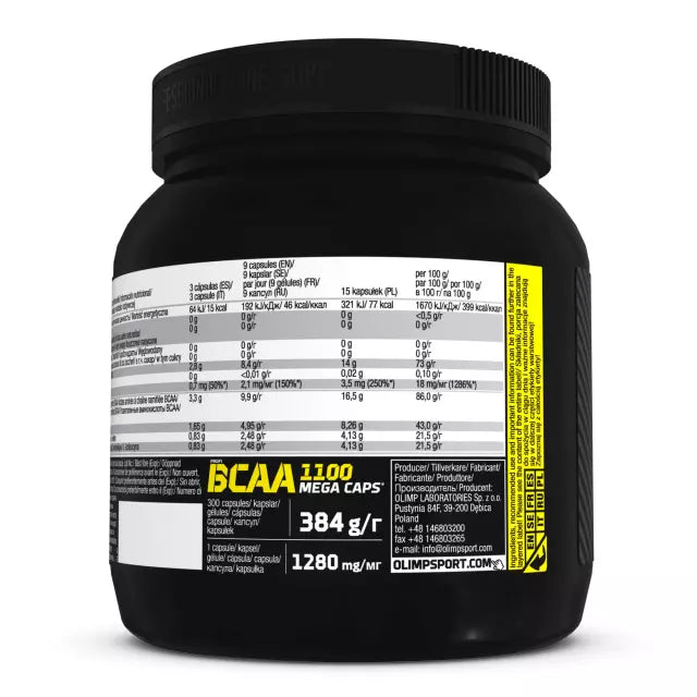 BCAA 1100 OLIMP 300 CAPS