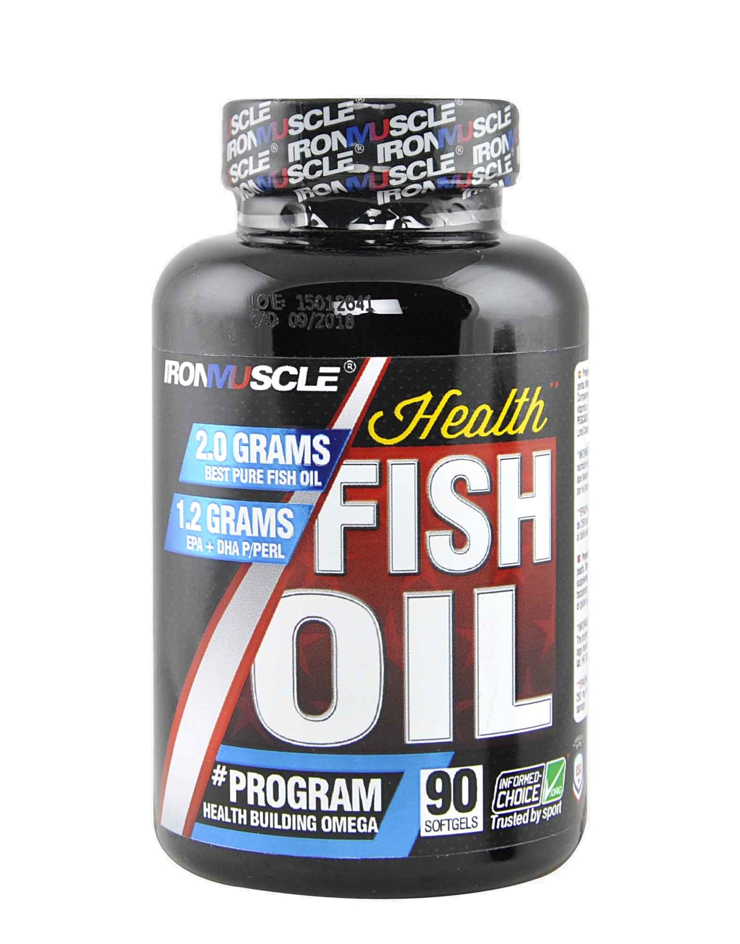 OMEGA 3 FISH OIL IRON MUSCLE 90 CAPS