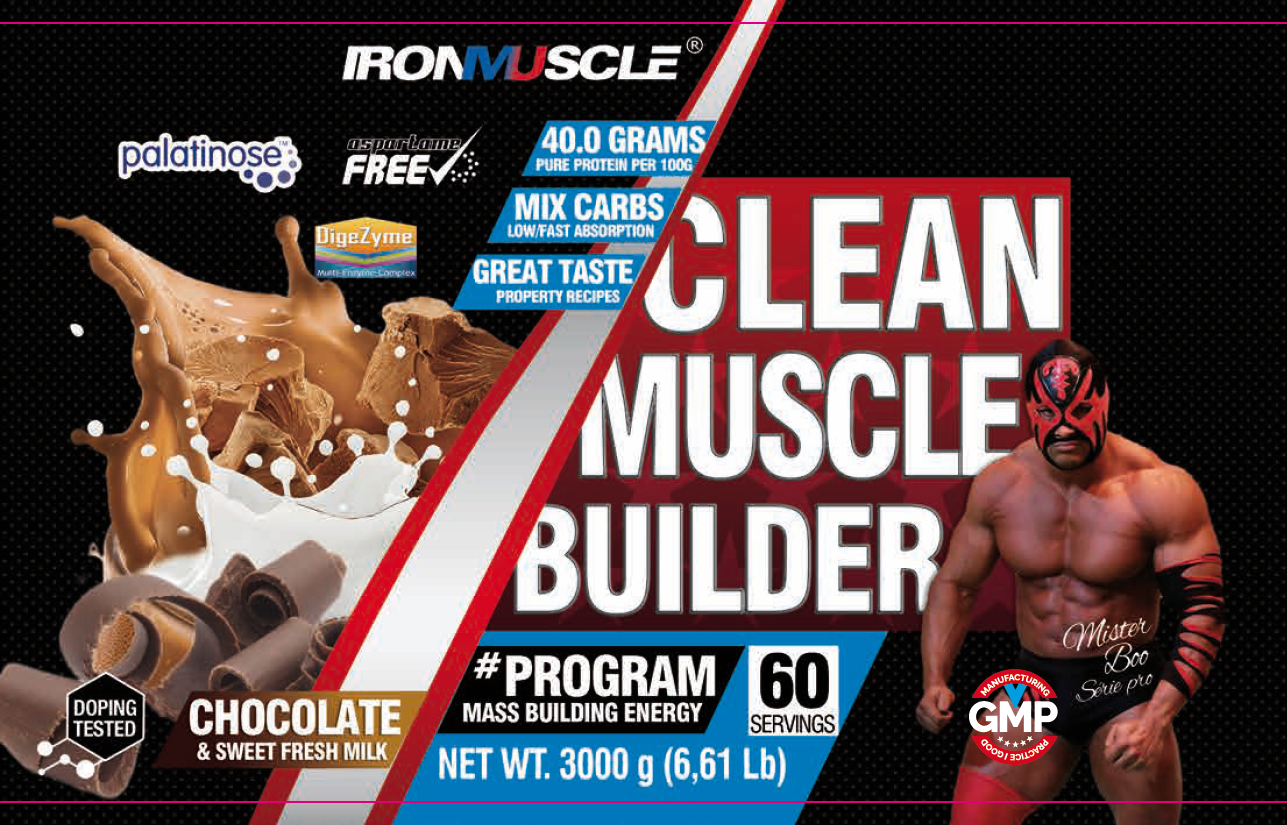 CLEAN MUSCLE BUILDER IRON MUSCLE 3KG