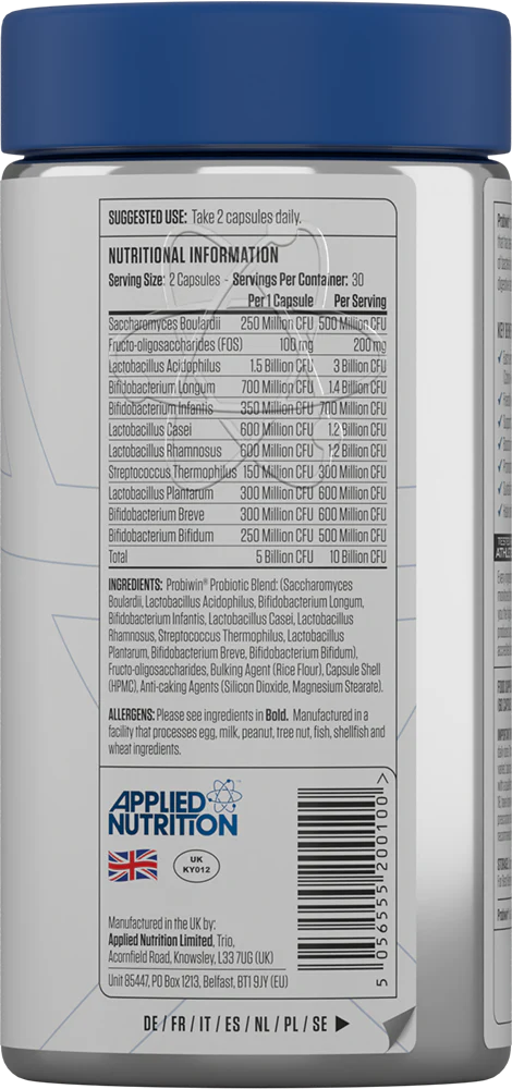 PROBIOTIC APPLIED NUTRITION 60CAPS