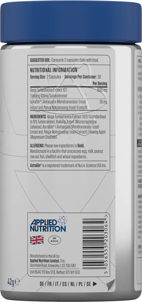 TURK X APPLIED NUTRITION 60CAPS