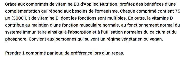 VITAMIN D3 APPLIED NUTRITION 90CAPS
