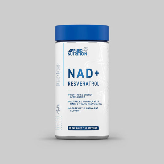 NAD+ RESVERATROL APPLIED NUTRITION 60 CAPS