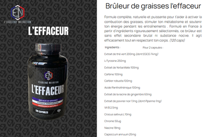 L'EFFACEUR FAT BURNER 120 CAPS