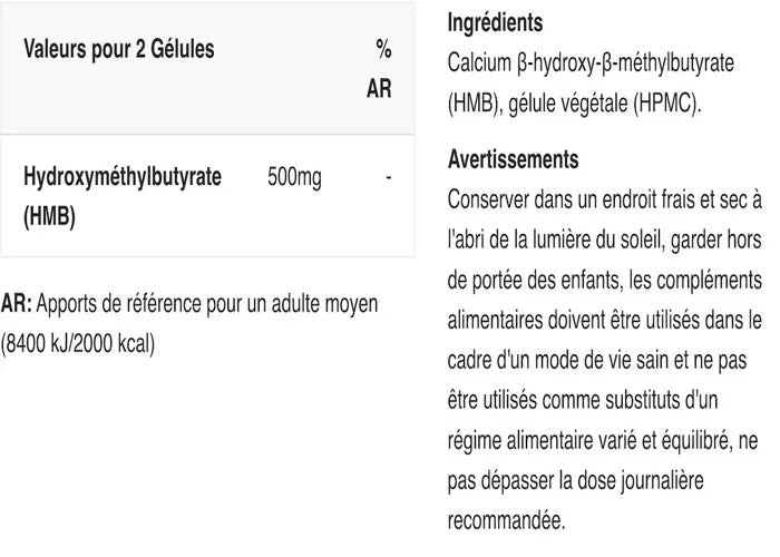 HMB APPLIED NUTRITION 120CAPS